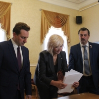 Счетная комиссия за работой