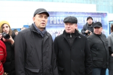 Депутаты Омского городского Совета приняли участие в торжественных мероприятиях. Владимир Корбут спикер Горсовета.