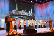 Торжественное заседание открыл председатель Омского городского Совета Владимир Корбут