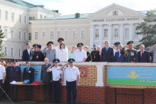 В торжественном мероприятии приняли участи первые лица города, духовенство.